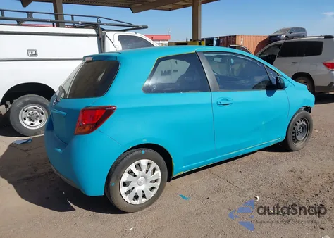 2015 Toyota Yaris L из США, поврежденный, VIN VNKJTUD34FA036145